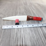 Shotgun Shell Hull Handle Bone Blade Ornamental Knife #075665    Mountain Man Knife