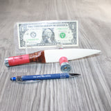 Shotgun Shell Hull Handle Bone Blade Ornamental Knife #075665    Mountain Man Knife