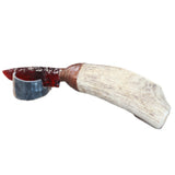 Elk Antler Handle Glass Blade Ornamental Knife #1065    Mountain Man Knife