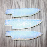 3 Opalite Ornamental Knife Blades  #565    Mountain Man Knife