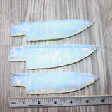 3 Opalite Ornamental Knife Blades  #565    Mountain Man Knife
