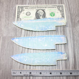 3 Opalite Ornamental Knife Blades  #565    Mountain Man Knife