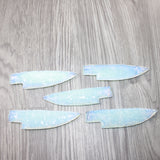 5 Opalite Ornamental Knife Blades  #565    Mountain Man Knife