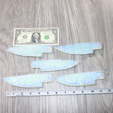 5 Opalite Ornamental Knife Blades  #565    Mountain Man Knife