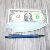 1 Opalite Ornamental Knife Blade  #665     Mountain Man Knife