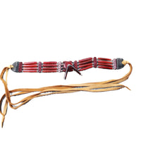 1 Bone Hairpipe Bead Choker  #3657  Mountain Man Jewelry