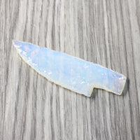 1 Small Opalite Ornamental Knife Blade  #5657     Mountain Man Knife
