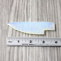 1 Small Opalite Ornamental Knife Blade  #5657     Mountain Man Knife
