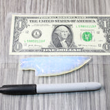 1 Small Opalite Ornamental Knife Blade  #5657     Mountain Man Knife