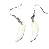 Coyote Teeth Earrings  #1665  Mountain Man Earrings