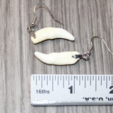 Coyote Teeth Earrings  #1665  Mountain Man Earrings