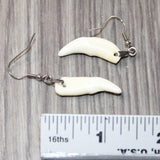 Coyote Teeth Earrings  #1665  Mountain Man Earrings
