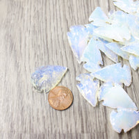 50 Small Opalite Ornamental Arrowheads  #9757    Arrowhead