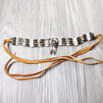 1 Bone Hairpipe Bead Choker  #3757        Mountain Man Jewelry