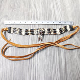 1 Bone Hairpipe Bead Choker  #3757        Mountain Man Jewelry
