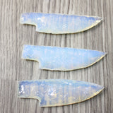 3 Small Opalite Ornamental Knife Blades  #5757    Mountain Man Knife
