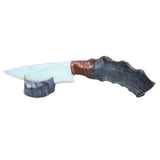 Springbok Horn Handle Opalite Blade Ornamental Knife #2065     Mountain Man Knife