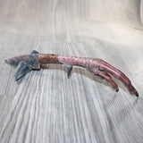 Turkey Foot Handle Stone Blade Ornamental Knife #1365   Mountain Man Knife