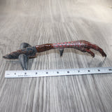 Turkey Foot Handle Stone Blade Ornamental Knife #1365   Mountain Man Knife
