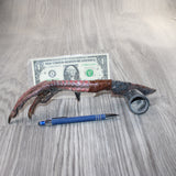 Turkey Foot Handle Stone Blade Ornamental Knife #1365   Mountain Man Knife
