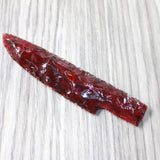 1 Glass Ornamental Knife Blade  #4857   Mountain man knife