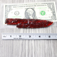1 Glass Ornamental Knife Blade  #4857   Mountain man knife