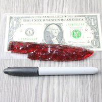 1 Glass Ornamental Knife Blade  #4857   Mountain man knife