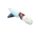 Mink Skull Handle Opalite Blade Ornamental Knife #2165     Mountain Man Knife