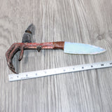 Turkey Foot Handle Opalite Blade Ornamental Knife #2765     Mountain Man Knife