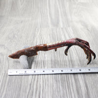 Turkey Foot Handle Stone Blade Ornamental Knife #9157    Mountain Man Knife
