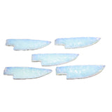 5 Opalite Ornamental Knife Blades  #665    Mountain Man Knife