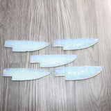 5 Opalite Ornamental Knife Blades  #665    Mountain Man Knife