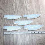 5 Opalite Ornamental Knife Blades  #665    Mountain Man Knife