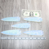 5 Opalite Ornamental Spearheads  #765      Arrowhead