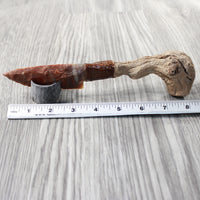 Grapevine Wood Handle Stone Blade Ornamental Knife #0257    Mountain Man Knife