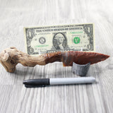 Grapevine Wood Handle Stone Blade Ornamental Knife #0257    Mountain Man Knife