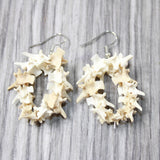 Rattlesnake Vertebrae  Hoop Earrings  #4257   Mountain Man Earrings