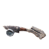 Grapevine Wood Handle Stone Blade Ornamental Knife #3357    Mountain Man Knife