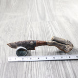 Grapevine Wood Handle Stone Blade Ornamental Knife #3357    Mountain Man Knife