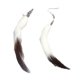 Ermine Tail Earrings  #18965  Mountain Man Earrings