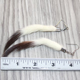 Ermine Tail Earrings  #18965  Mountain Man Earrings