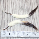Ermine Tail Earrings  #18965  Mountain Man Earrings