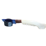 Deer Jaw Handle Glass Blade Ornamental Knife #31665    Mountain Man Knife