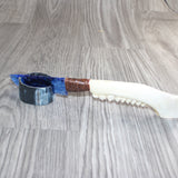 Deer Jaw Handle Glass Blade Ornamental Knife #31665    Mountain Man Knife