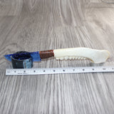Deer Jaw Handle Glass Blade Ornamental Knife #31665    Mountain Man Knife