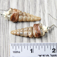 Rattlesnake Rattle Earrings  #4757  Mountain Man Earrings