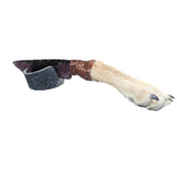 Coyote Foot Handle Glass Blade Ornamental Knife #34265    Mountain Man Knife