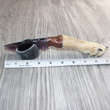 Coyote Foot Handle Glass Blade Ornamental Knife #34265    Mountain Man Knife