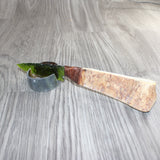 Moose Antler Handle Glass Blade Ornamental Knife #32565    Mountain Man Knife