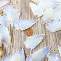 75 Large Opalite Ornamental Arrowheads  #0657      Arrowhead